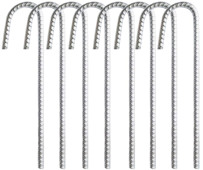 Galvanised Heavy Duty Steel Metal Ground Stakes Camping Tent Gazebo Marquee Pegs Galvanised Heavy Duty Steel Metal Ground Stakes Camping Tent Gazebo Marquee Pegs